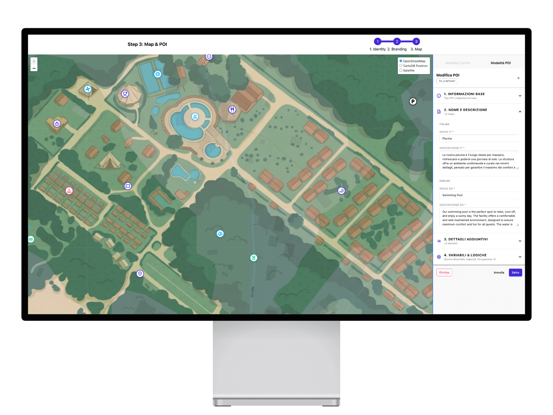 InLoco Admin Map POI Editor